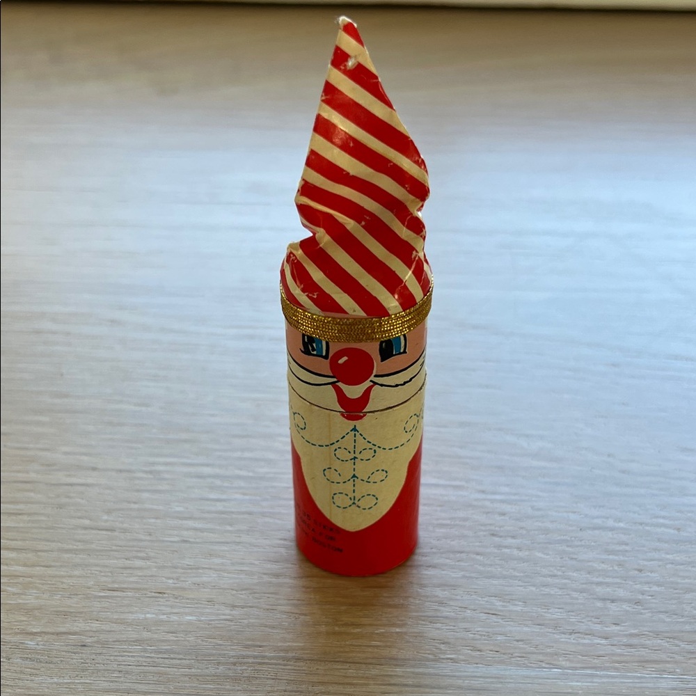 Vintage Santa Christmas Unique Rare Match Box Holder Decor Korea Boston